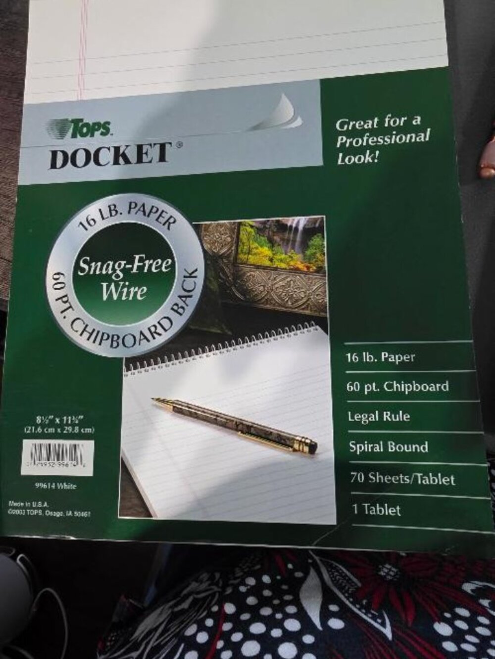 12 pk Box of Tops Spiral Notebooks - New